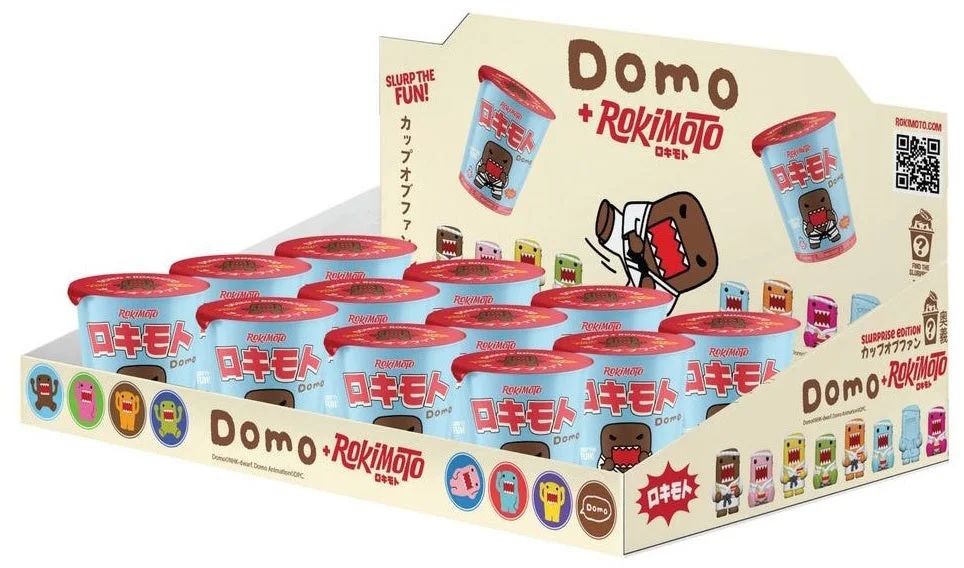 Domo + Rokimoto Blind Box Figures 5 cm - 1 Unidade Aleatória